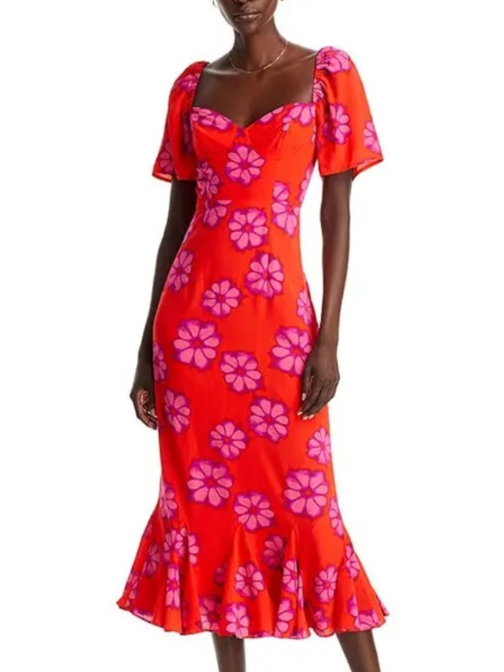 RHODE Ramona Midi Dress Size 8